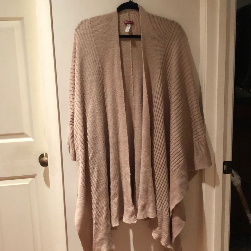 NWOT one size Merona poncho